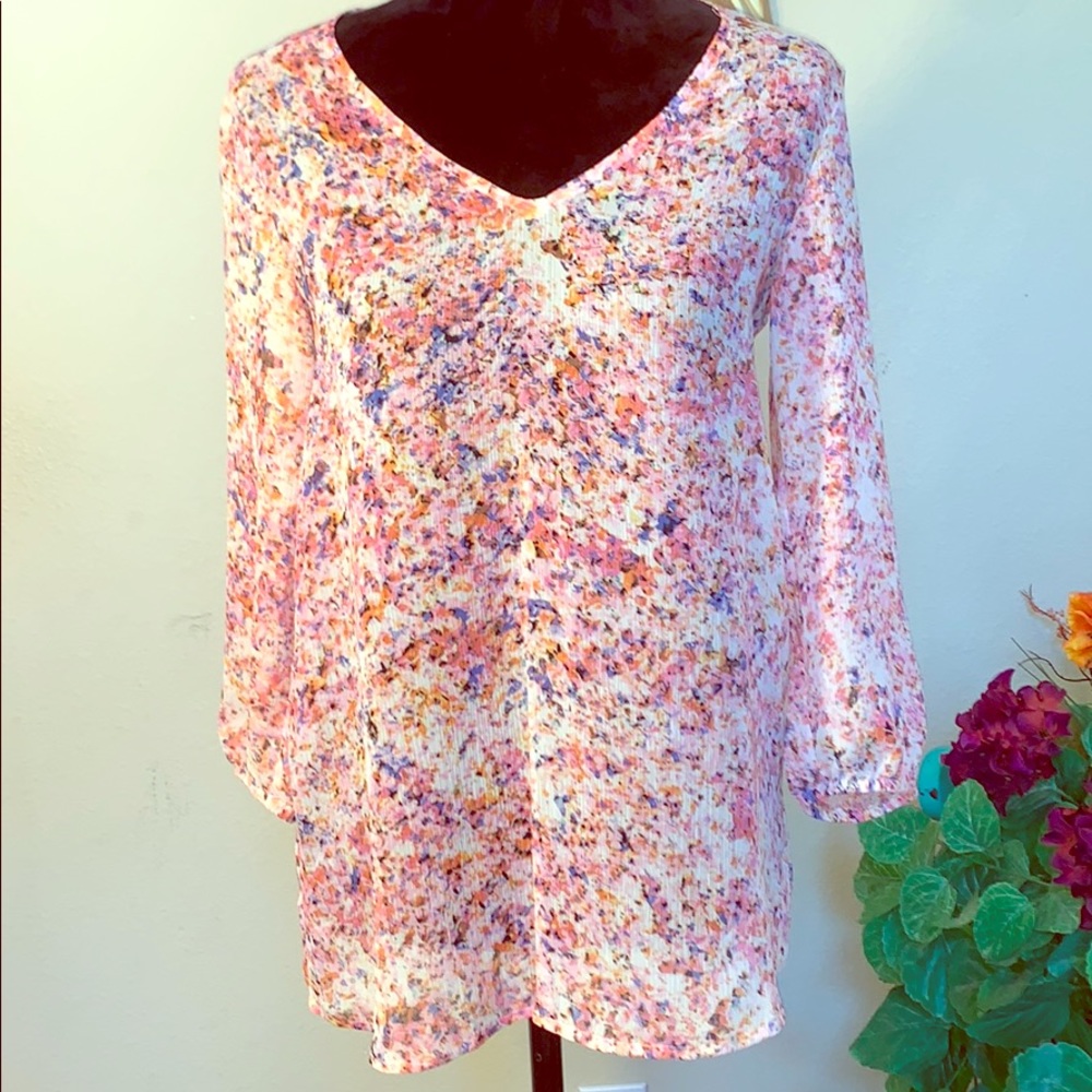 Ann Taylor Adorable Sheer Blouse